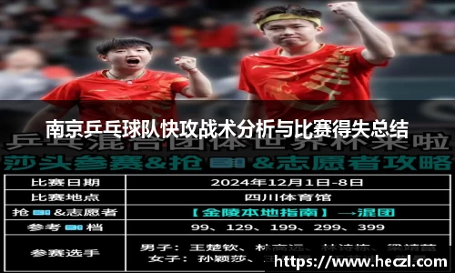 南京乒乓球队快攻战术分析与比赛得失总结